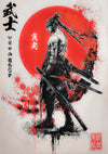 Red Moon Samurai print