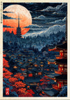 Osaka Blood Moon print