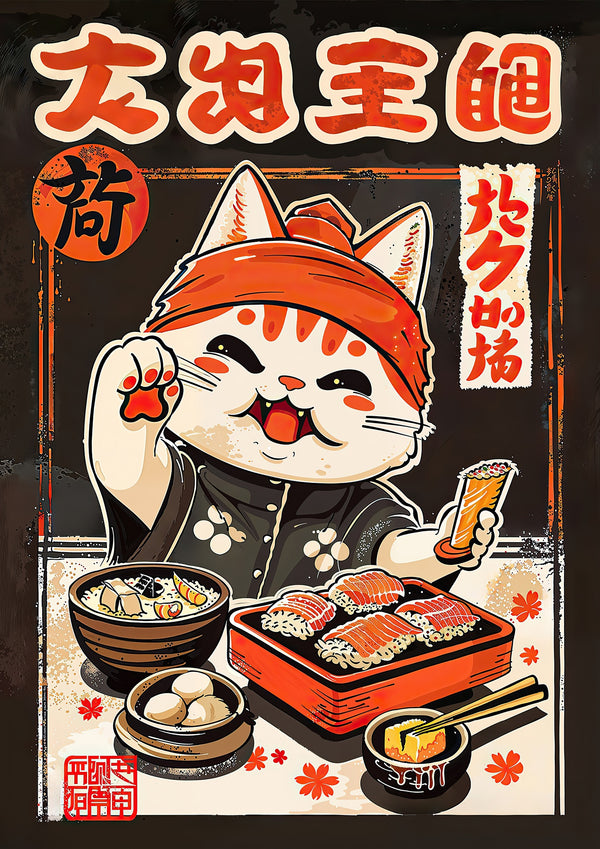 Maneki-Neko Sushi Katze