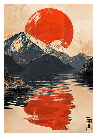 Mountain Eclipse print