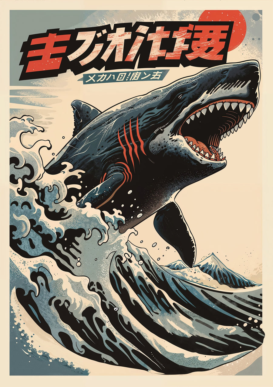Le Grand Orca - Print Only frame
