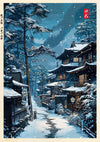 Snowy Village in Sapporo print