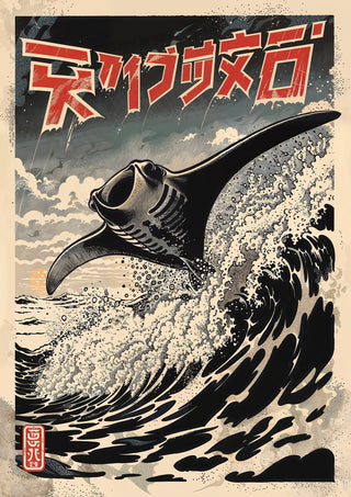 The Great Manta Ray print