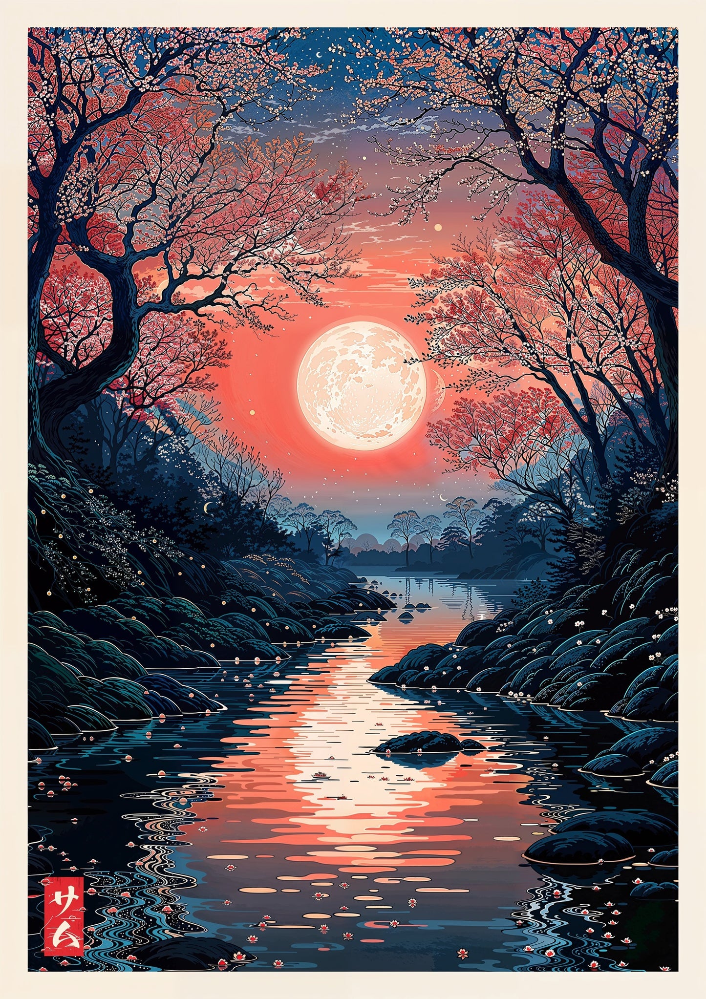 Red Moon, Cherry Blossom
