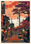 Banlieue de Tokyo print