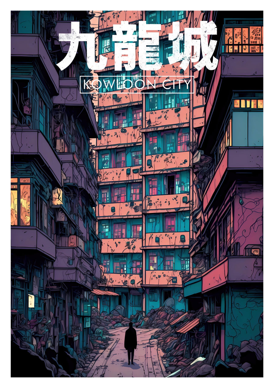 Kowloon City - Print Only frame