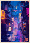 Rainy Evening in Shibuya print