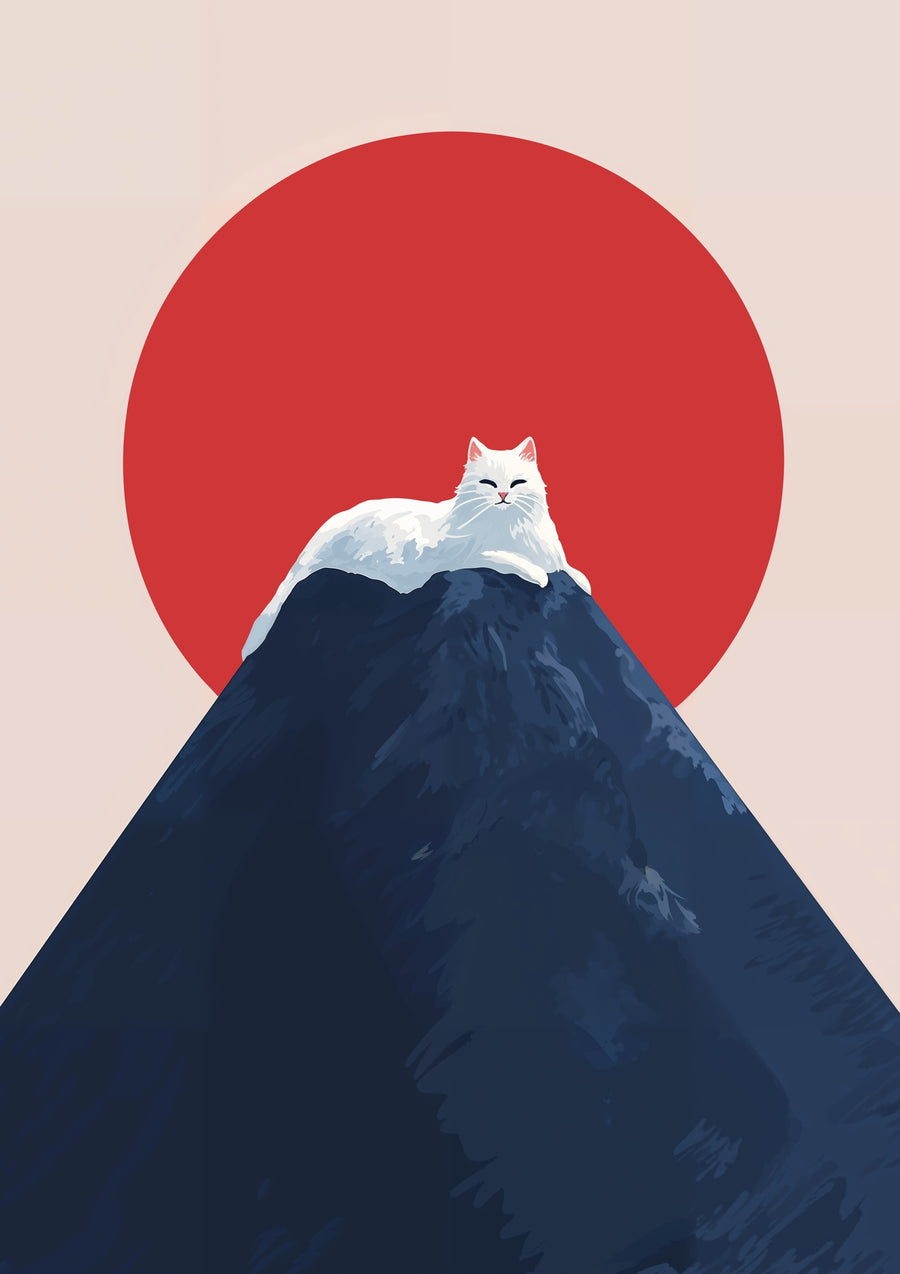 Fuji Kat - Print Only frame