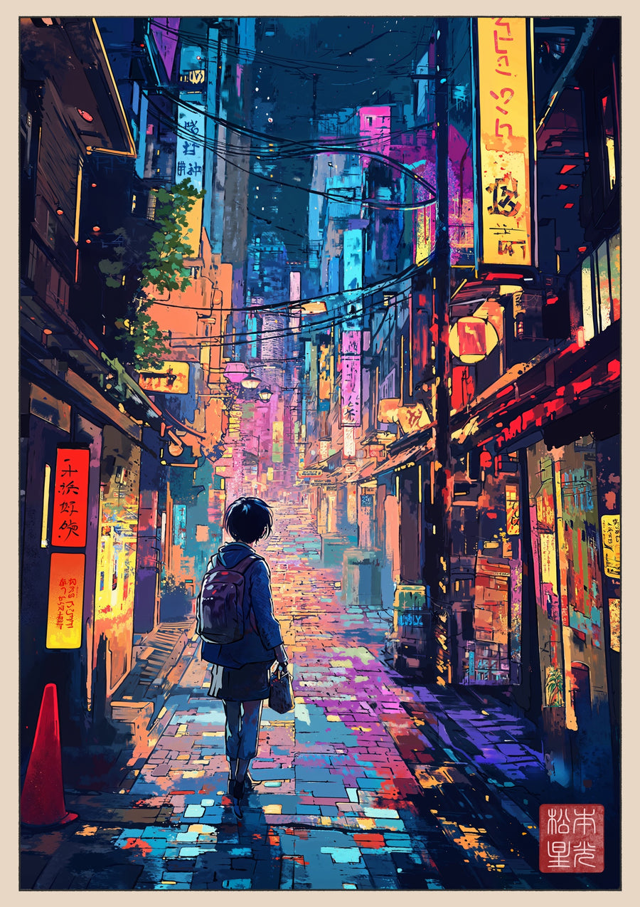 Tokyo Gränd - Print Only frame