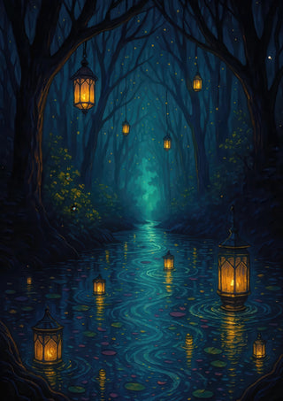 Mystic River Trail print