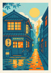Animato Corner Shop print