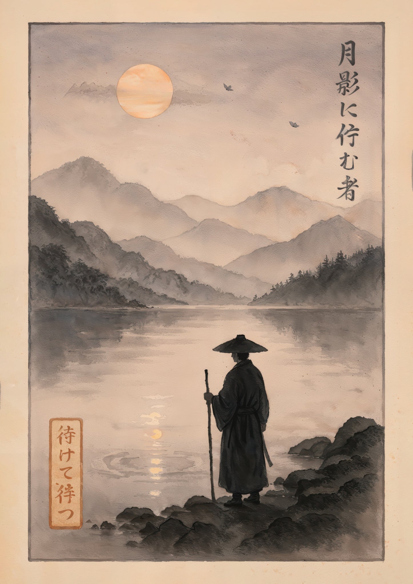 Der Wanderer und der Mond