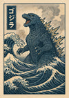 The Great Zilla Off Kanagawa print