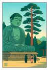 A Meeting with the Buddha print