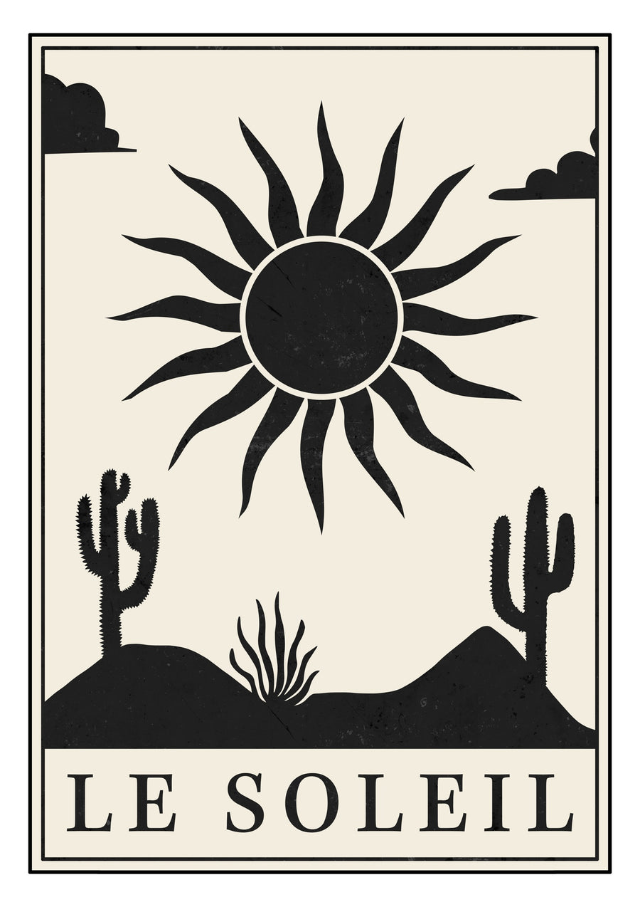 Le Soleil - Print Only frame