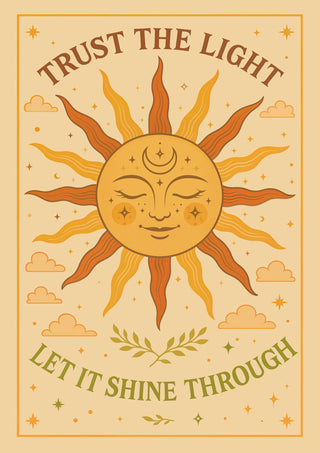 Trust The Light print