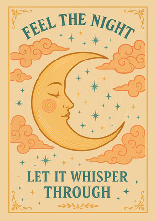 Feel The Night, Beige print