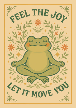 Voel de vreugde print