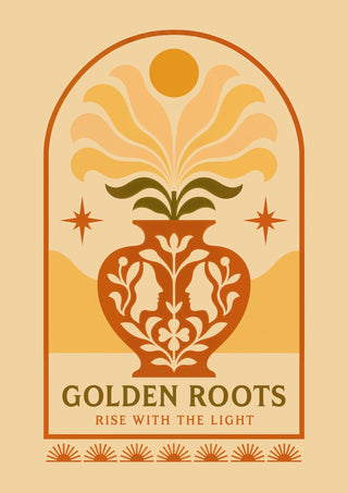 Golden Roots print