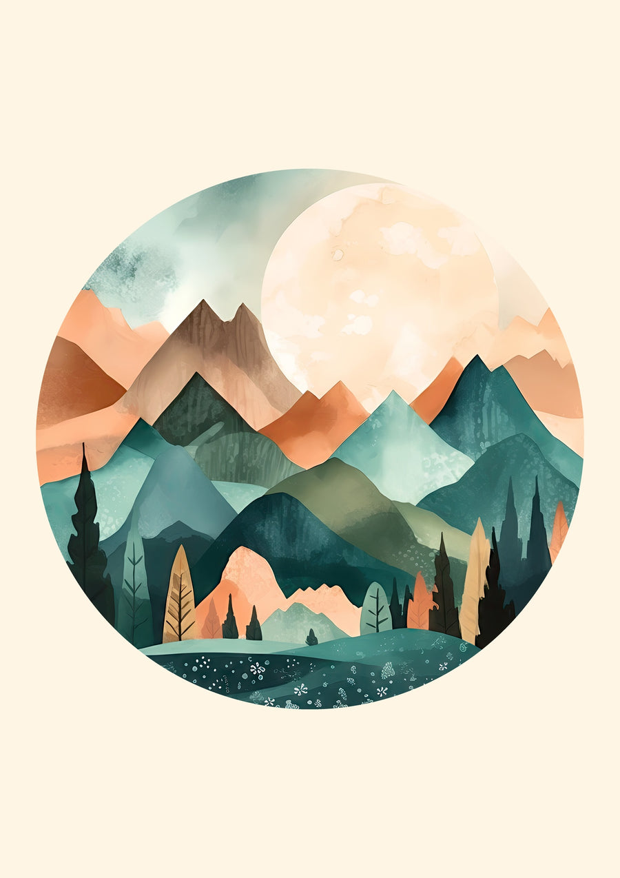 Noon - Print Only frame