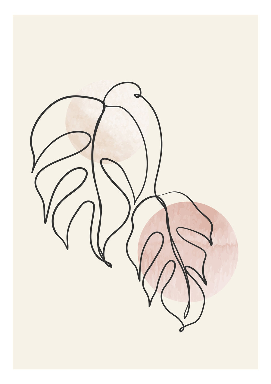 Monstera - Print Only frame