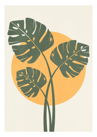 Monstera Leaves print