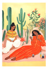 Der Kaktus-Hain print