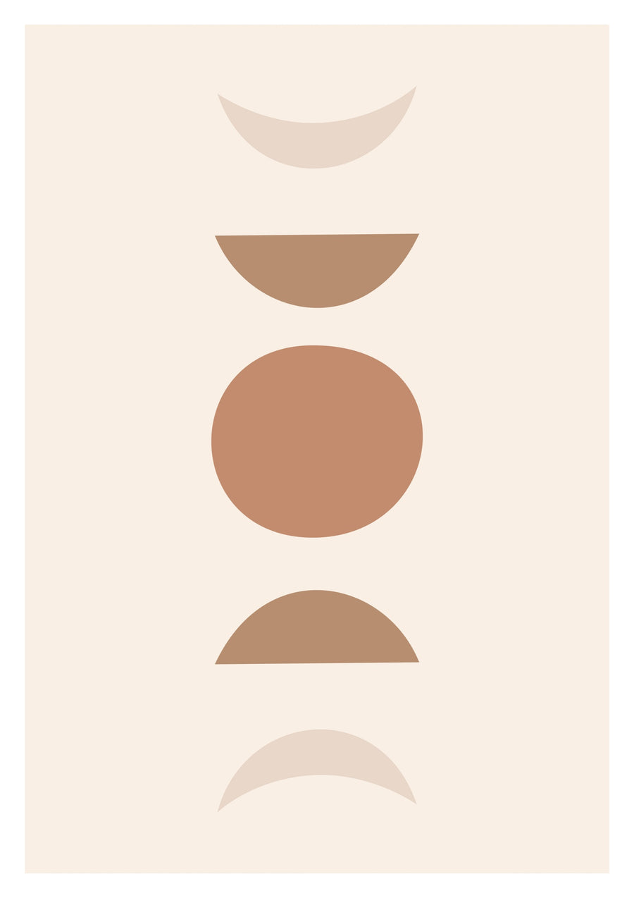 Phases du soleil - Print Only frame