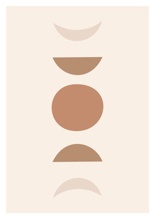 Phases du soleil print