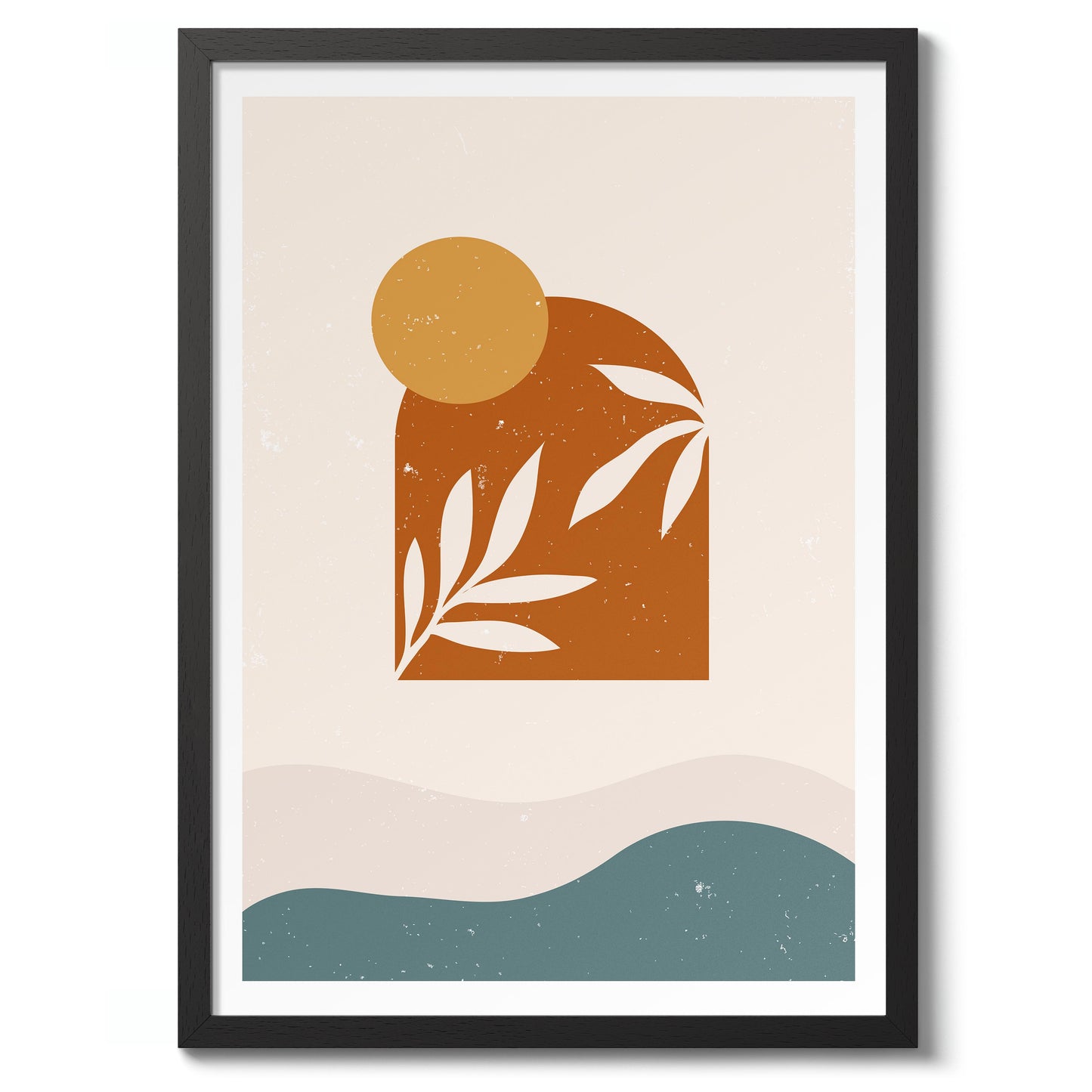 Sunrise in the Window Above the Sea