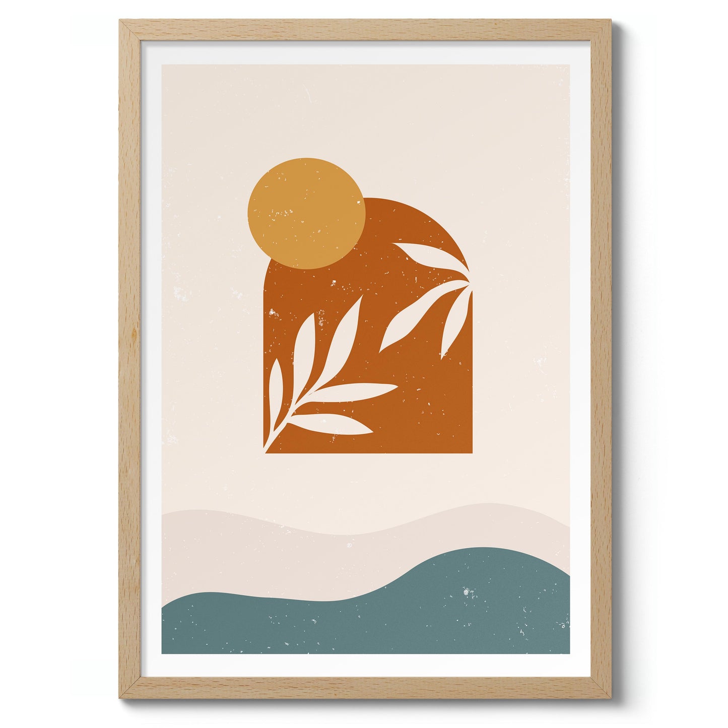 Sunrise in the Window Above the Sea