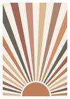 Earth-Tone Sunshine print