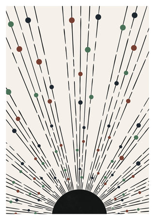 Monochrome Sun print