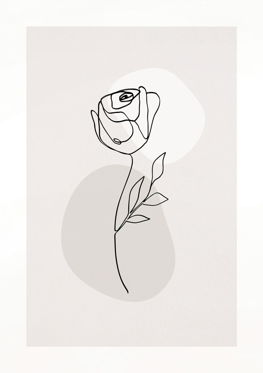 Rose - Print Only frame