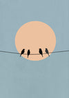 Birds on a Wire print