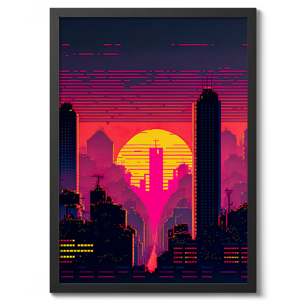 Pink Cityscape