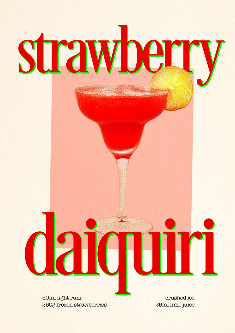 Jordgubbsdaiquiri - Print Only frame
