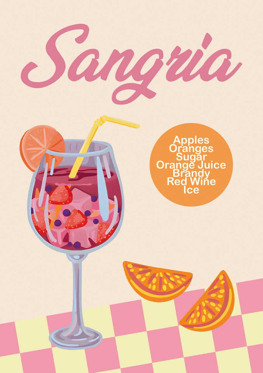 Sangria - Print Only frame