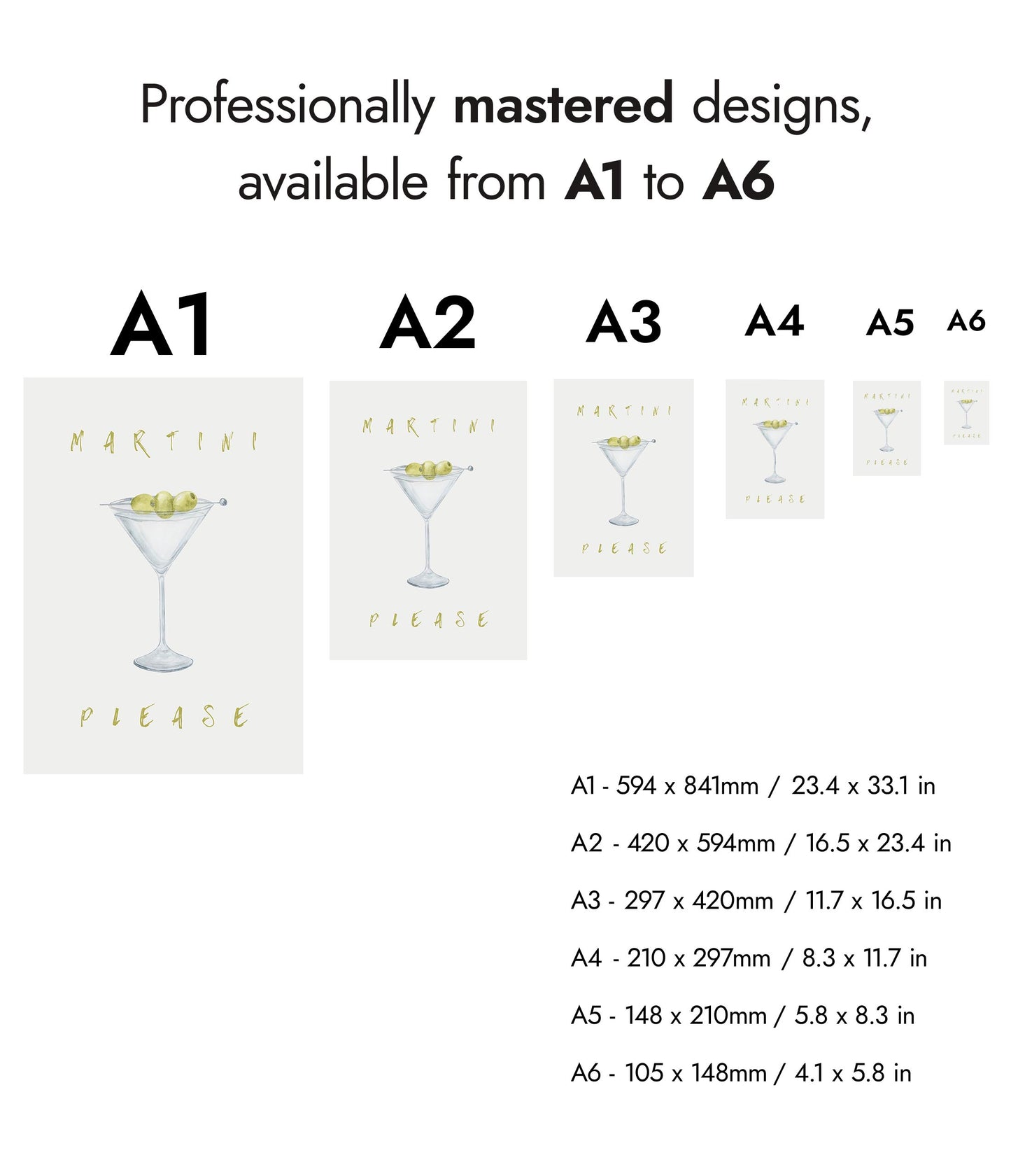 Martini, alstublieft