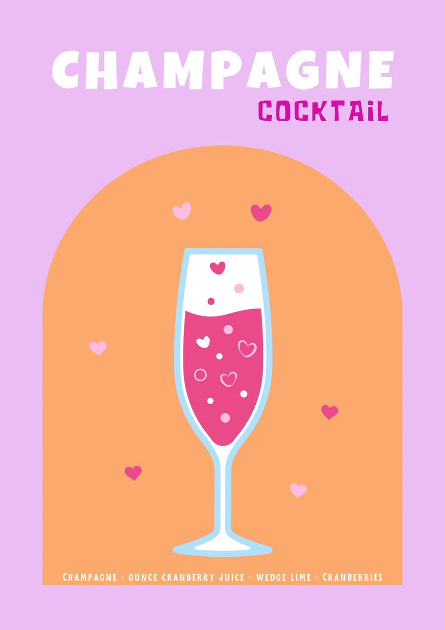 Champagne - Print Only frame