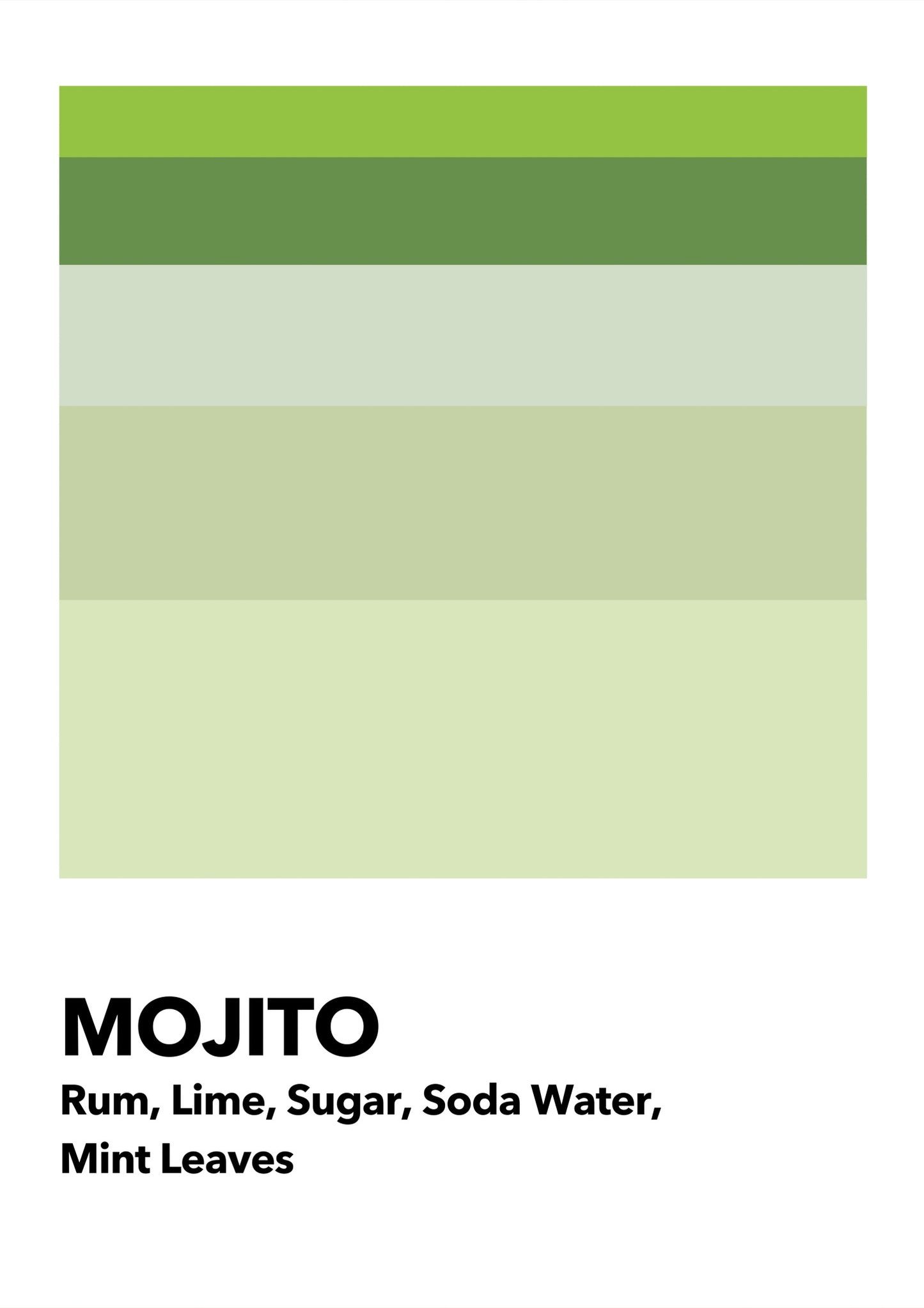 Mojito, Gedemonteerd