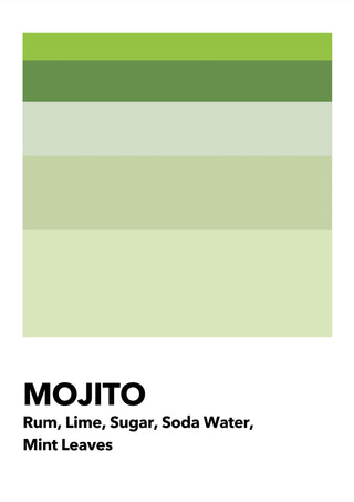 Mojito, Gedemonteerd print