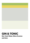 Gin & Tonic, Deconstructed print