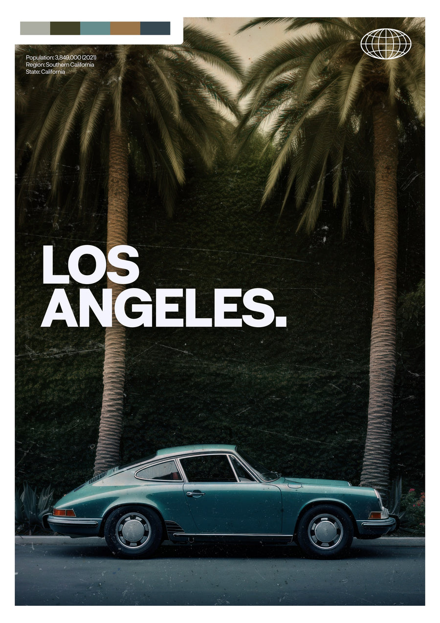 Los Angeles - Print Only frame