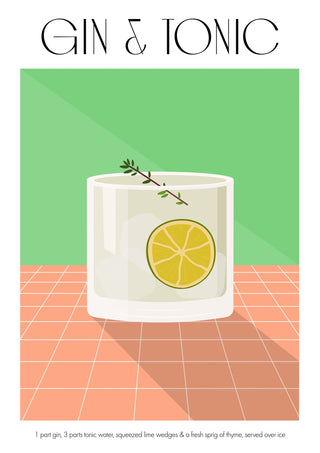 Gin & Tonic print