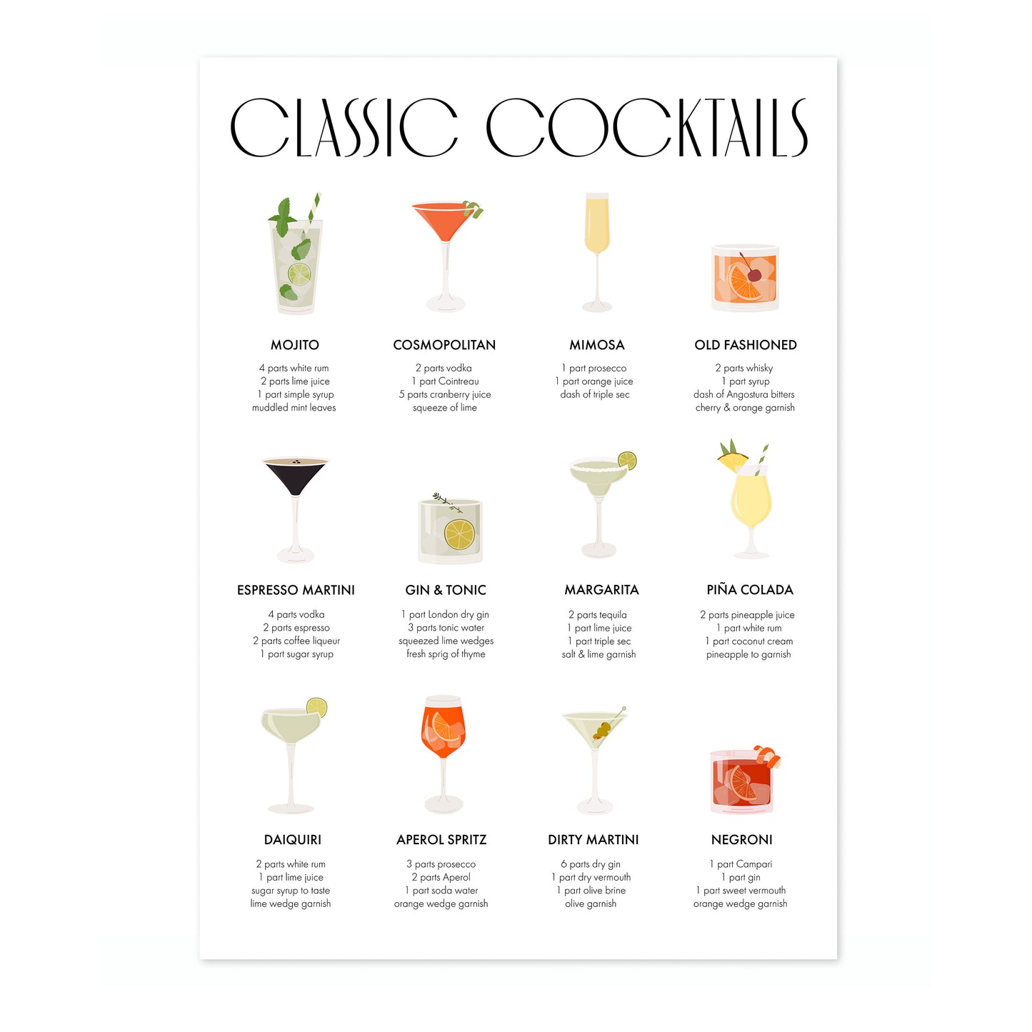 Classic Cocktails