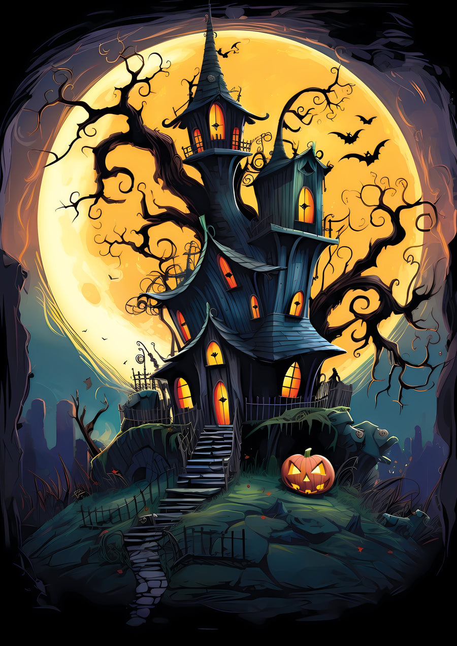 Spookachtig Heiligdom - Print Only frame