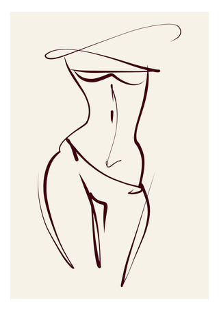 En dans av lager print