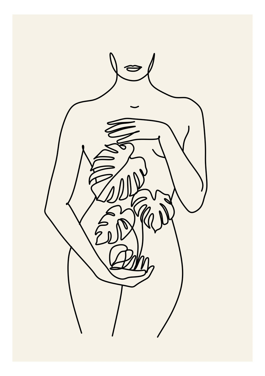 Verdure exotique - Print Only frame