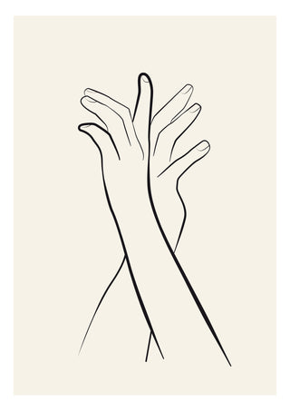 Expressive Caress print